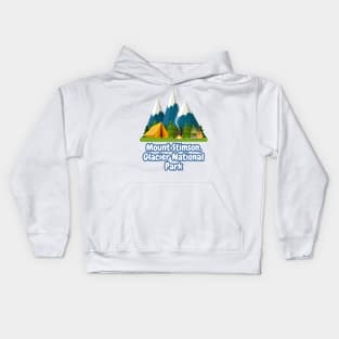 Mount Stimson, Glacier National Park Kids Hoodie